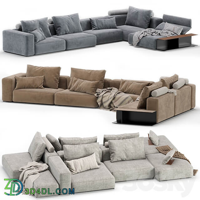 Westside Sofa Poliform 3D Models 3DSKY