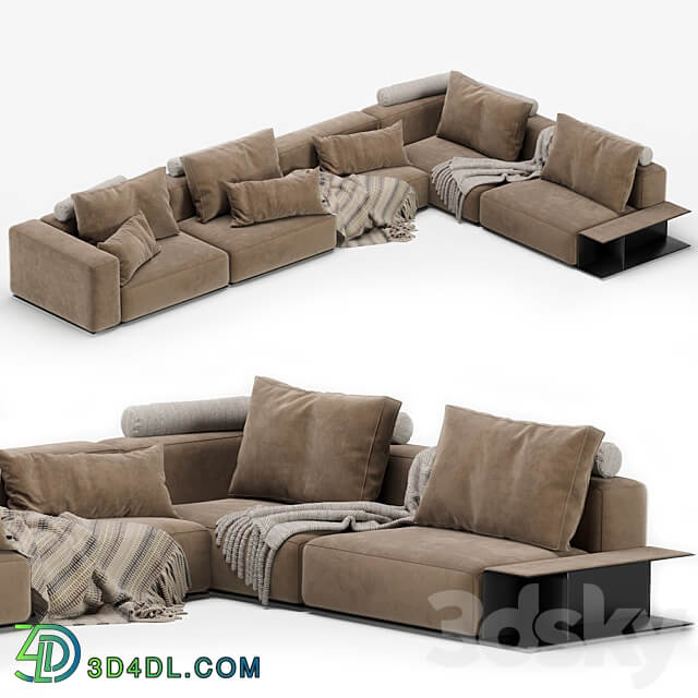 Westside Sofa Poliform 3D Models 3DSKY