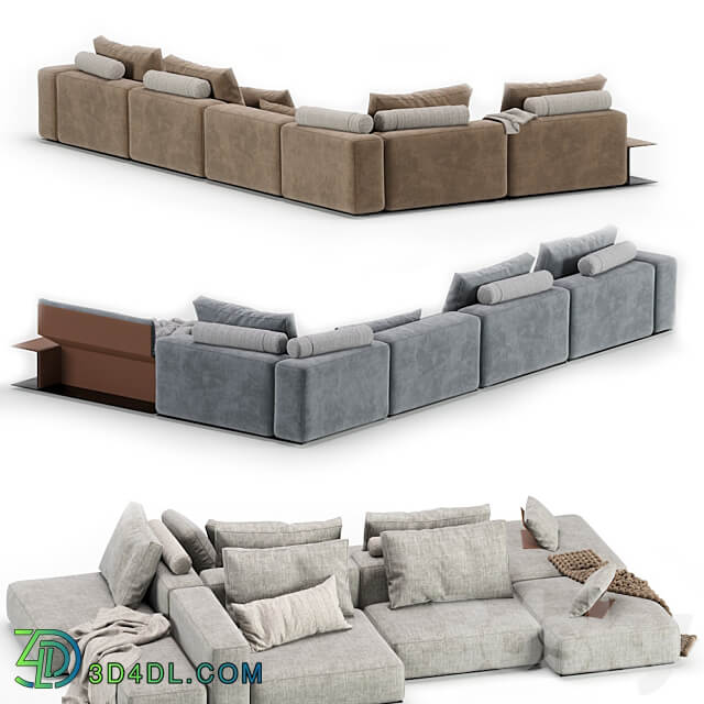 Westside Sofa Poliform 3D Models 3DSKY