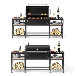 Barbecue 24 3D Models 3DSKY 