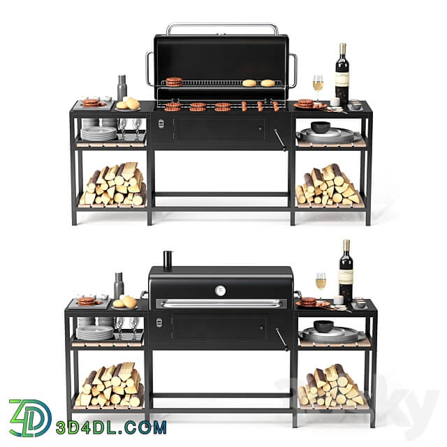 Barbecue 24 3D Models 3DSKY