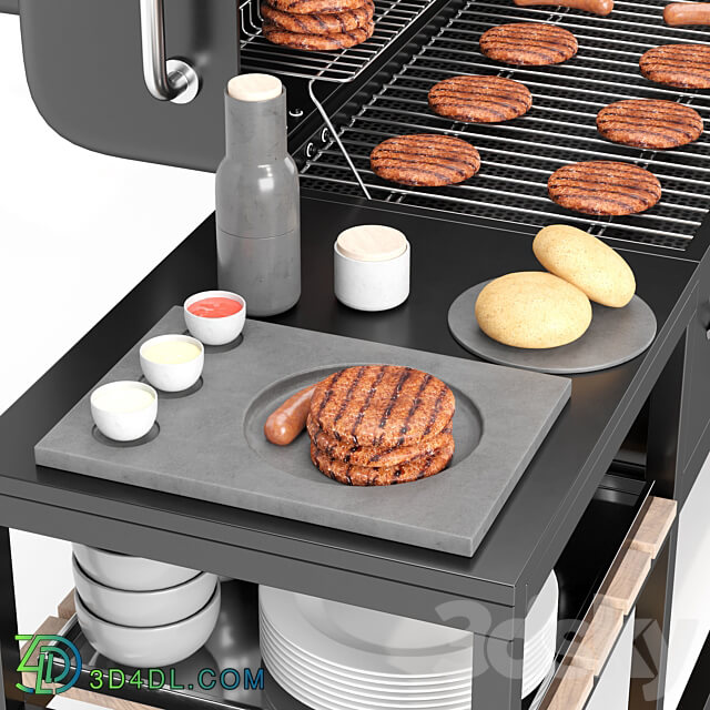 Barbecue 24 3D Models 3DSKY