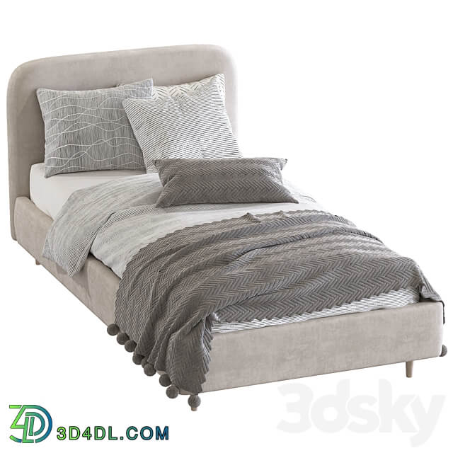 Contemporary bed 209 3D Models 3DSKY