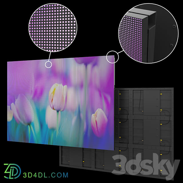 led screen 3D Models 3DSKY