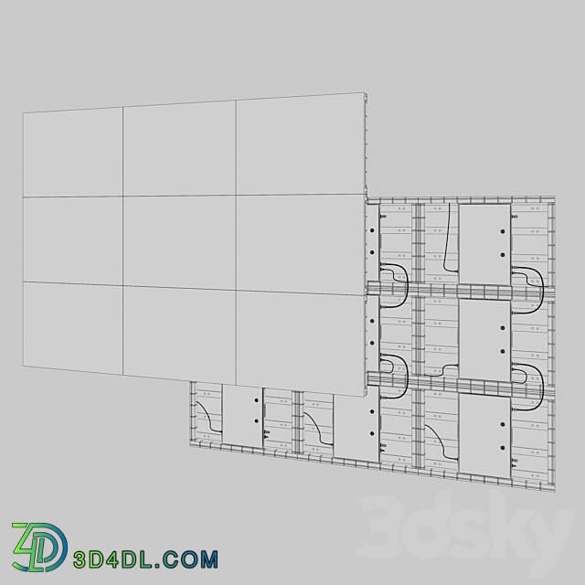 led screen 3D Models 3DSKY