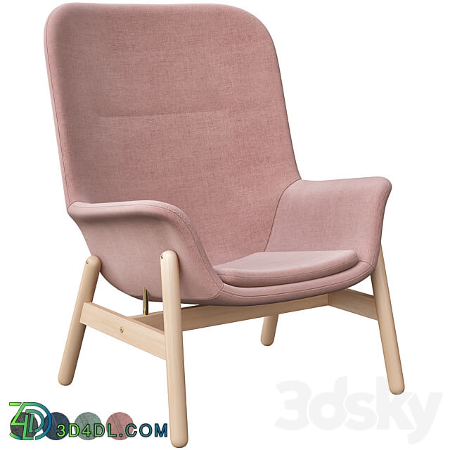 Vedbo Chair L Ikea 3D Models 3DSKY