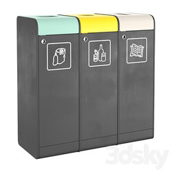 Trash bins Miscellaneous 3D Models 3DSKY 