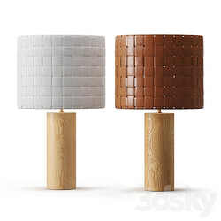 Shinola Parker Wood Table Lamp 3D Models 3DSKY 