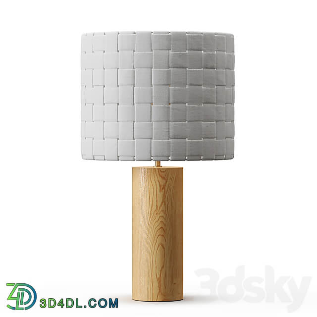 Shinola Parker Wood Table Lamp 3D Models 3DSKY