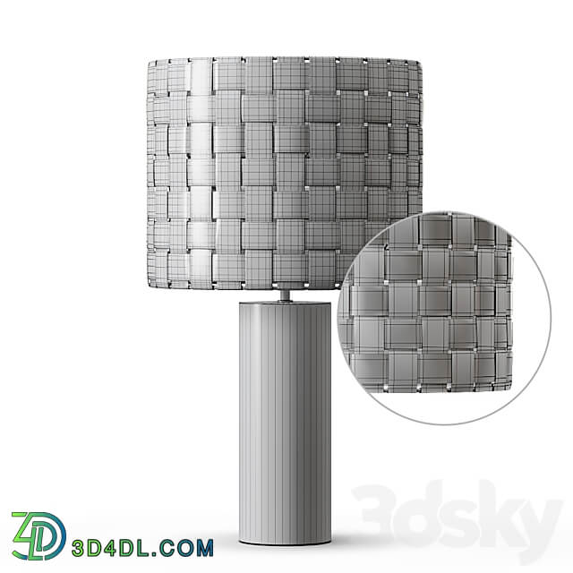 Shinola Parker Wood Table Lamp 3D Models 3DSKY