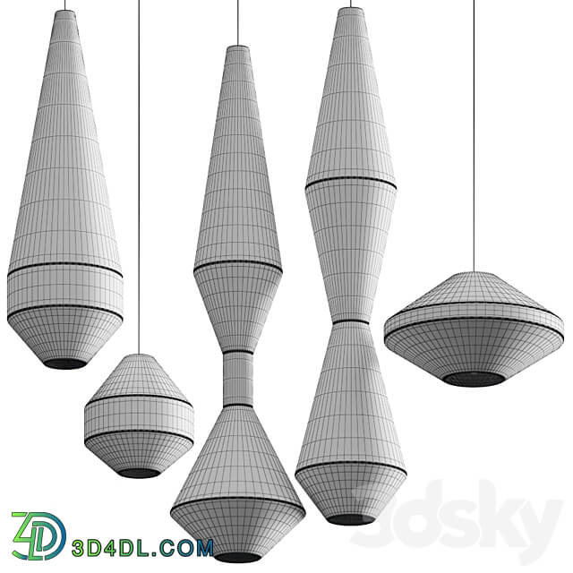 Coco Flip Mayu Pendant Lamps Pendant light 3D Models 3DSKY