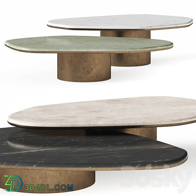 Roberto Cavalli Home Turkana Coffee Tables 3D Models 3DSKY