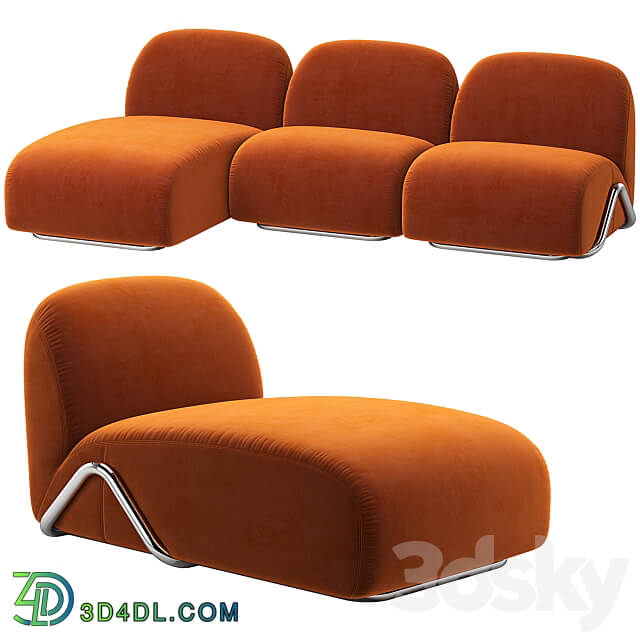 Victoria Sofa Tacchini 3D Models 3DSKY