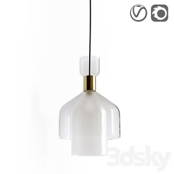 Glass and brass lamp Amoris Pendant light 3D Models 3DSKY 