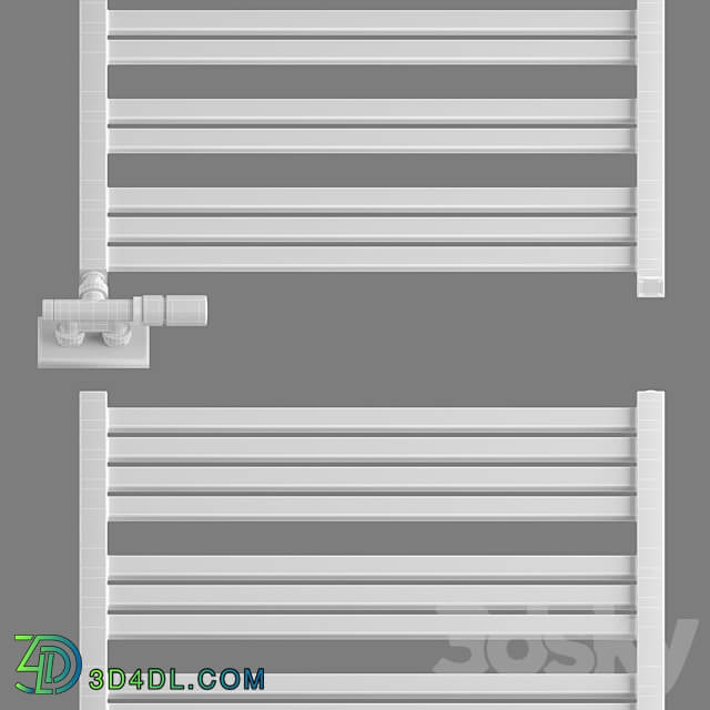 Heated towel rail Terma Marlin 3D Models 3DSKY