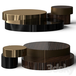 Minotti Benson Coffee Table Set 3D Models 3DSKY 