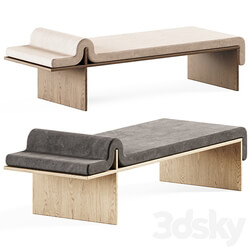 Melt Daybed By Bower Studio Upholstered bench 3D Models 3DSKY 