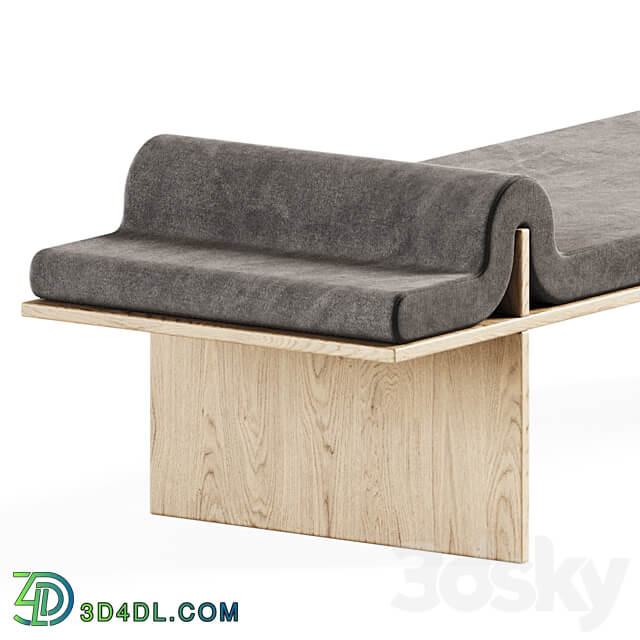 Melt Daybed By Bower Studio Upholstered bench 3D Models 3DSKY