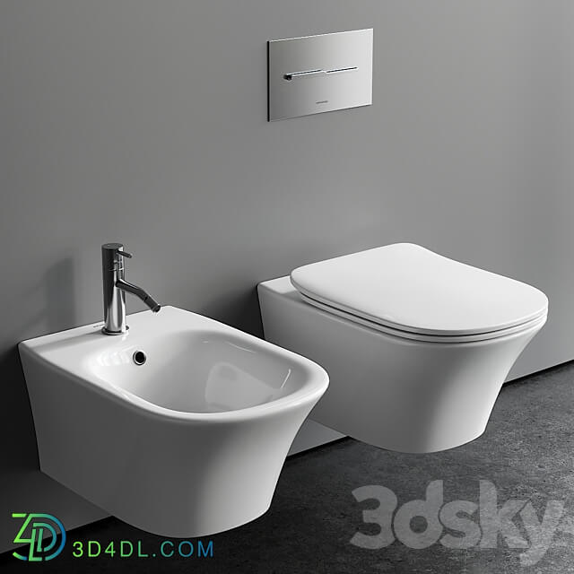 Antonio Lupi Design Cabo Wall Hung WC 3D Models