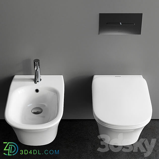 Antonio Lupi Design Cabo Wall Hung WC 3D Models