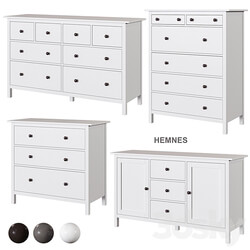 IKEA HEMNES chest of drawers Sideboard Chest of drawer 3D Models 3DSKY 