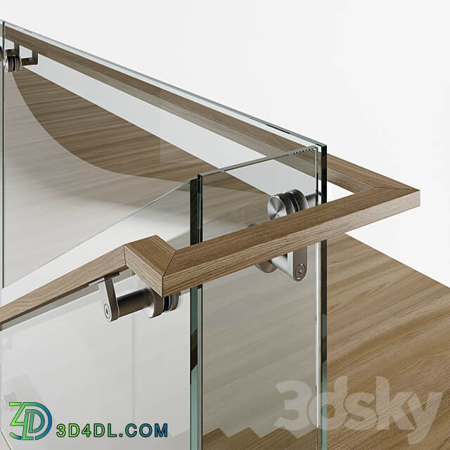 Modern interior stair 06 3D Models 3DSKY