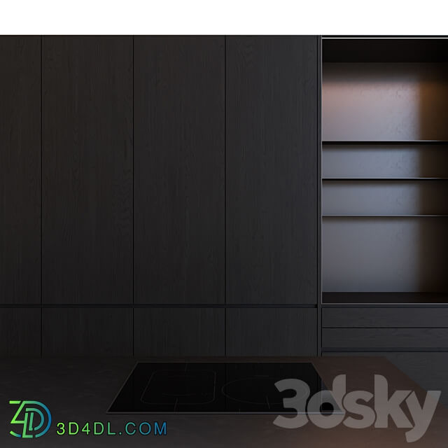 Modern kitchen 19 Kitchen 3D Models