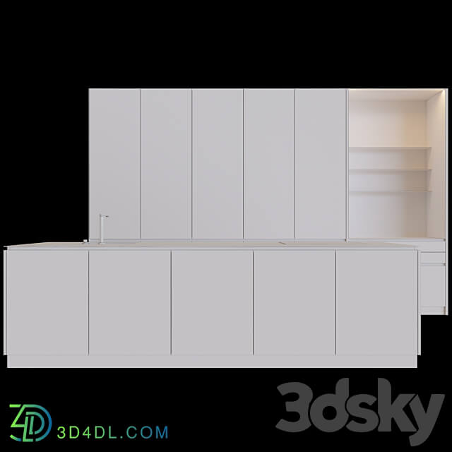 Modern kitchen 19 Kitchen 3D Models