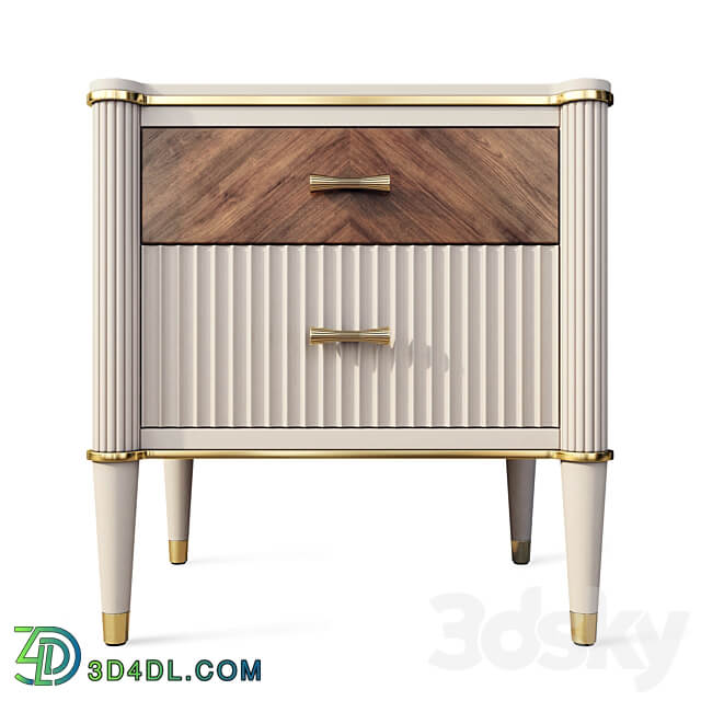 Chest of drawers and bedside tables Venice. Nightstand sideboard by Classico Italiano Sideboard Chest of drawer 3D Models 3DSKY