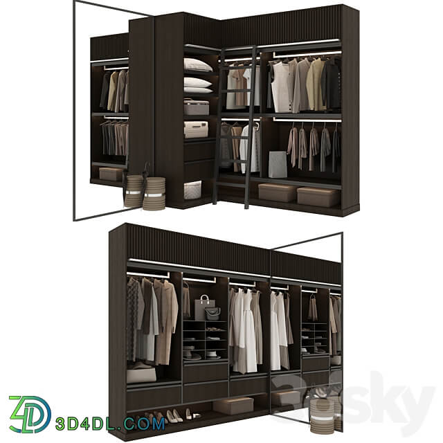 Wardrobe Wardrobe Display cabinets 3D Models 3DSKY