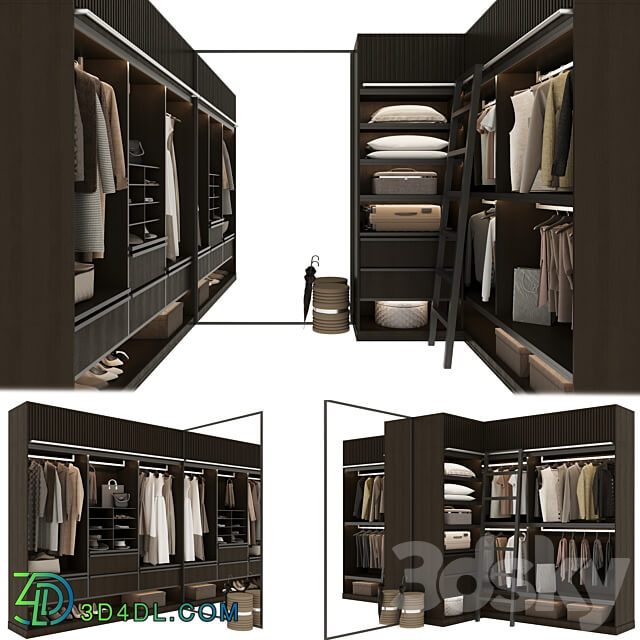 Wardrobe Wardrobe Display cabinets 3D Models 3DSKY