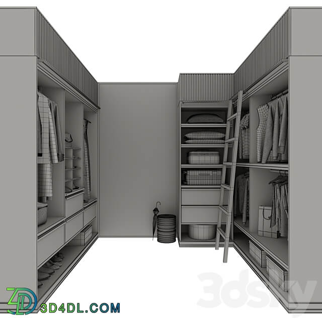 Wardrobe Wardrobe Display cabinets 3D Models 3DSKY