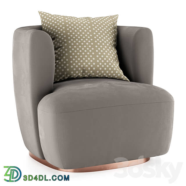 Armchair Nidou 3D Models 3DSKY