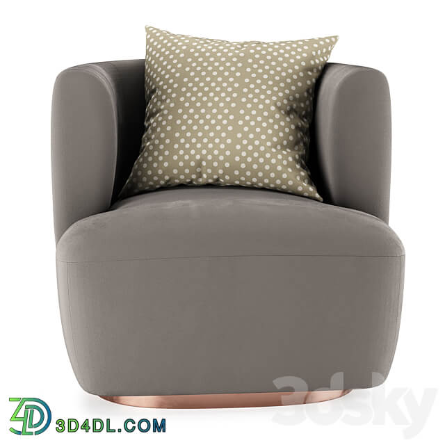 Armchair Nidou 3D Models 3DSKY