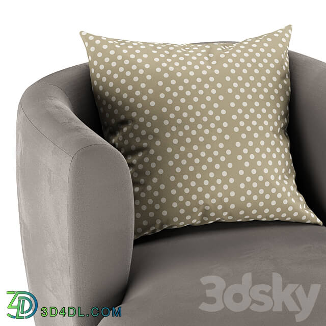 Armchair Nidou 3D Models 3DSKY