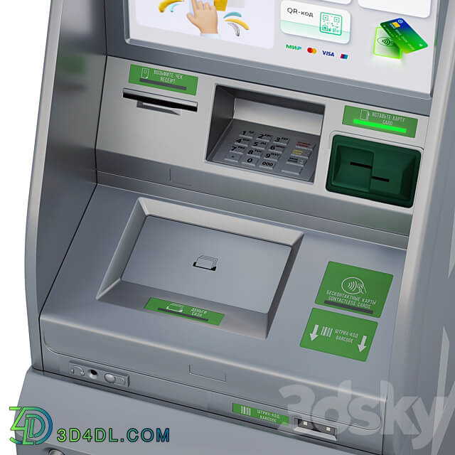 Sber ATM Miscellaneous 3D Models 3DSKY