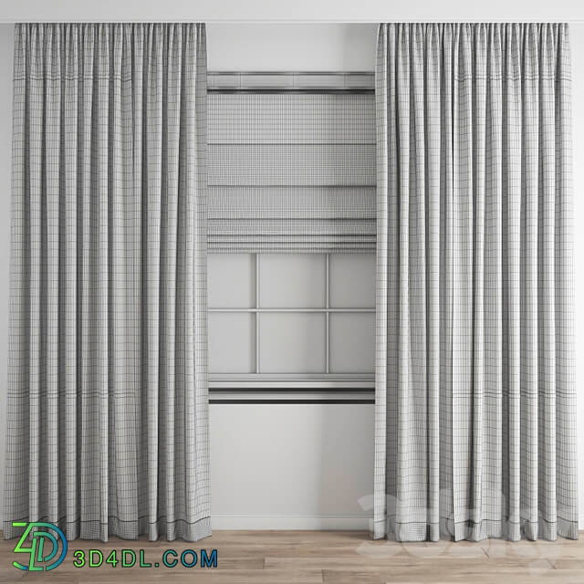 Curtain 389 3D Models 3DSKY