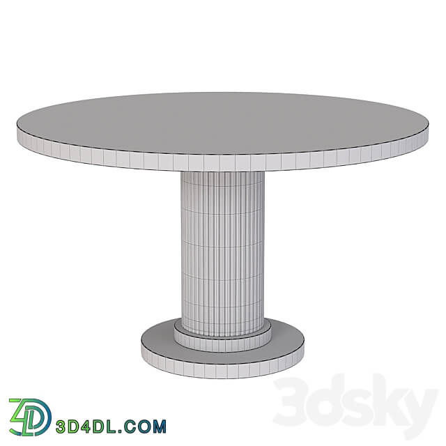 Byron dining table round 3D Models 3DSKY