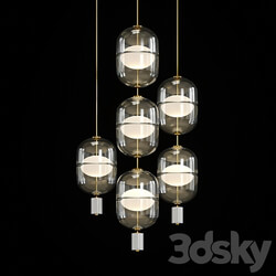 Platte Pendant light 3D Models 3DSKY 