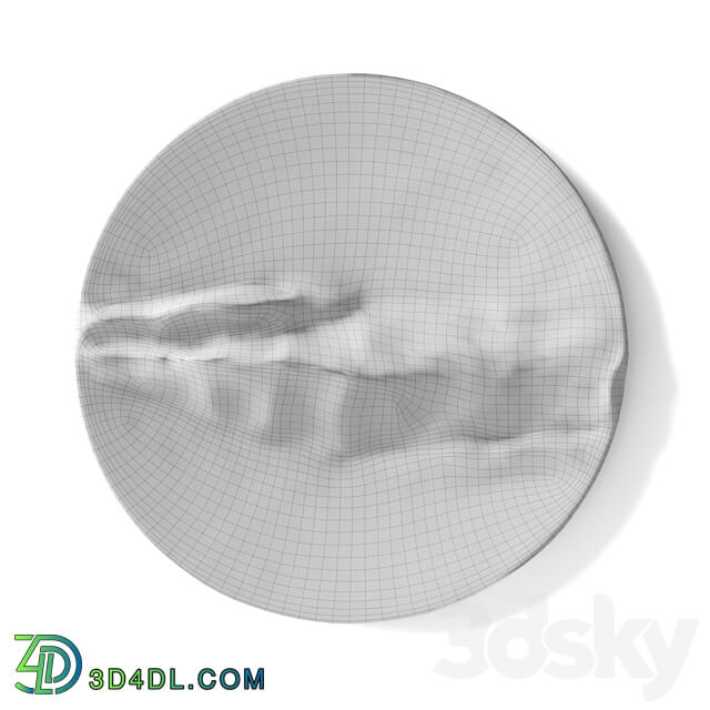 Round wall panel NIMBUS Other decorative objects 3D Models