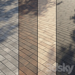 Paving Type 2 Set 8 3D Models 