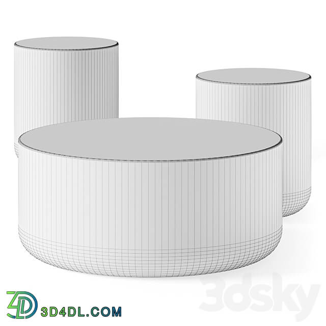 Cimento Zitella Coffee Tables 3D Models 3DSKY