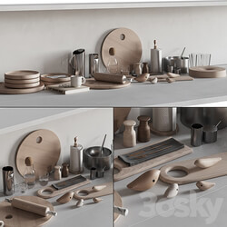 067 Kitchen Decor Set Accessories 02 3D Models 3DSKY 