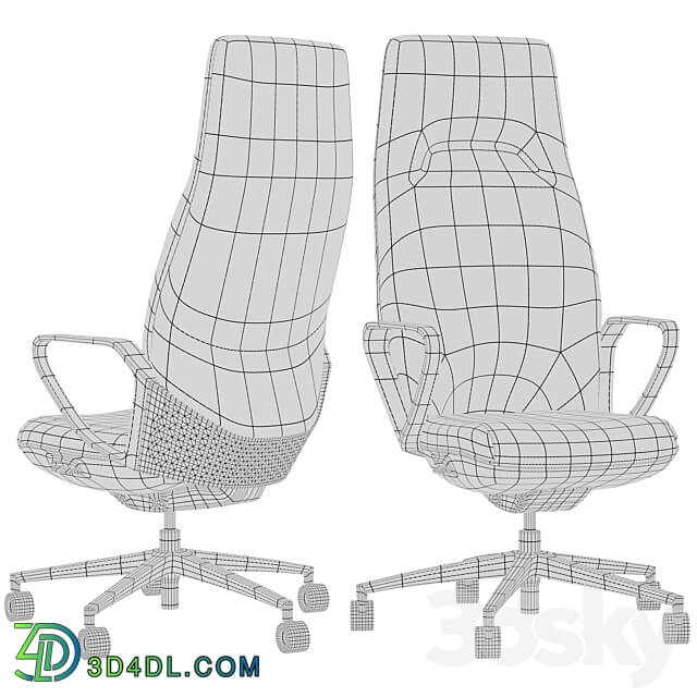 Office chair Sunon Atlas 3D Models 3DSKY