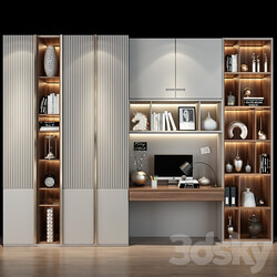 Cabinet Furniture 0487 Wardrobe Display cabinets 3D Models 3DSKY 