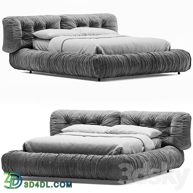 baxter milano bed Bed 3D Models 3DSKY