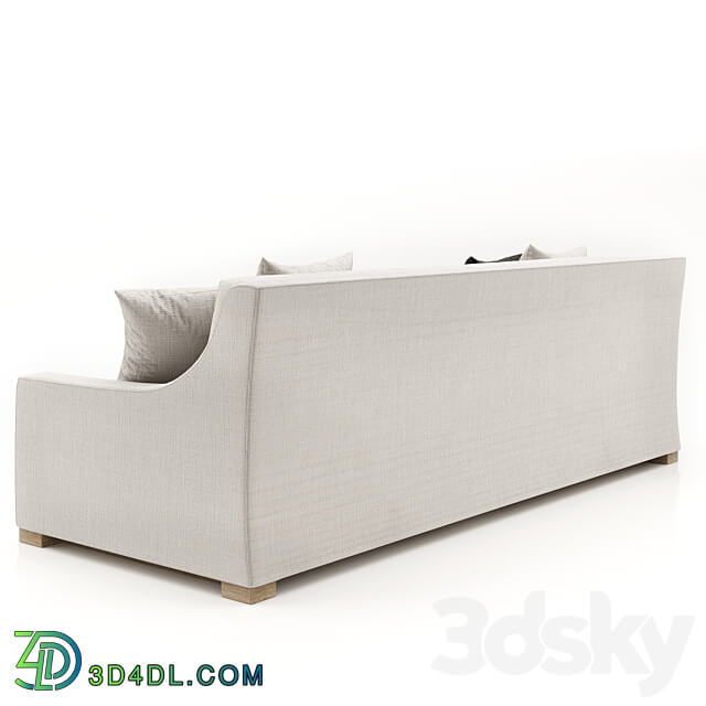 RH PARISIAN CLASSIC SLOPE ARM SOFA 3D Models 3DSKY