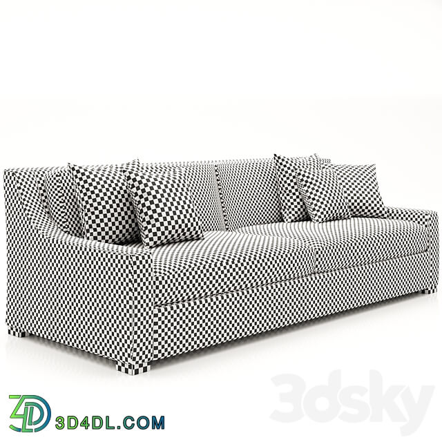 RH PARISIAN CLASSIC SLOPE ARM SOFA 3D Models 3DSKY