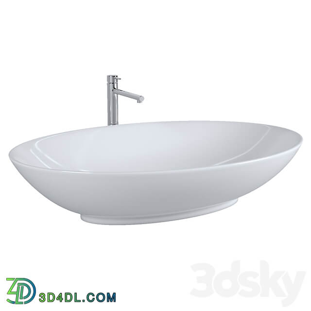 Washbasin Scarabeo Neck 8045 3D Models 3DSKY