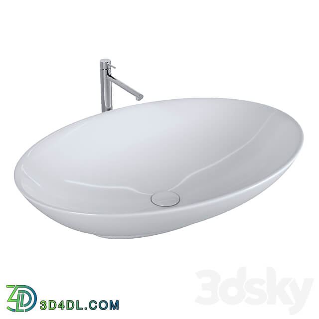 Washbasin Scarabeo Neck 8045 3D Models 3DSKY